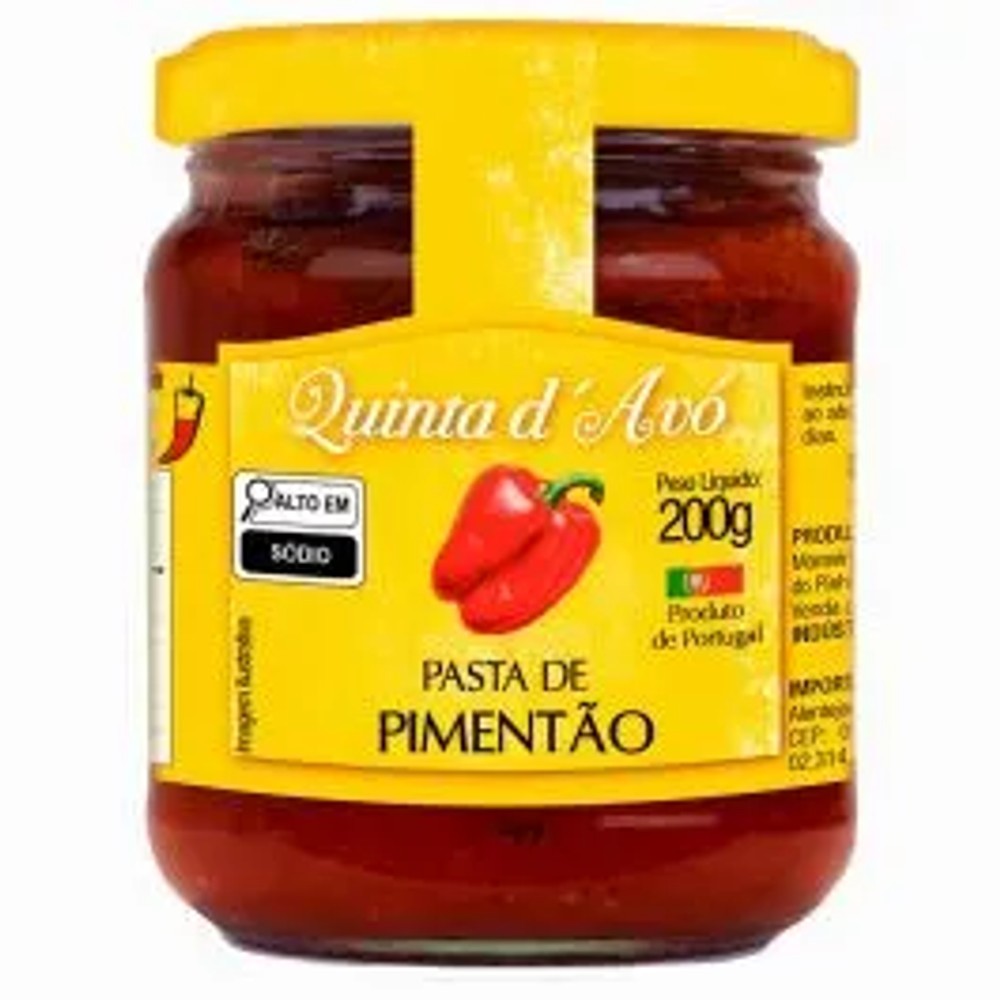 Pasta de Pimentão Artesanal Quinta d'Avó 200g