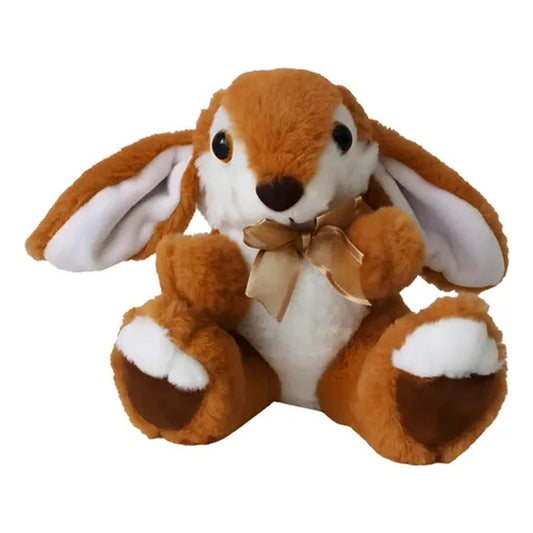 Pelúcia Coelho Sunn Toys com Bandana 28cm Macio Cores Sortidas