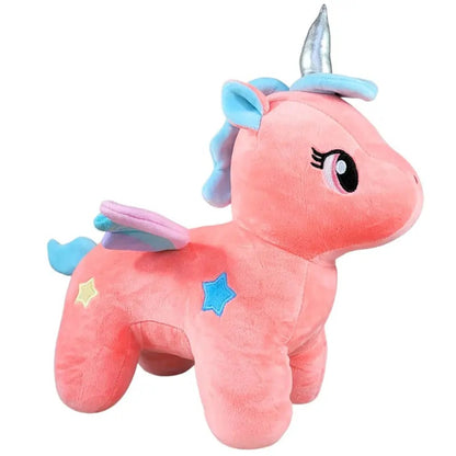Pelúcia Unicórnio com Asas Sunn Toys 37cm Cores Sortidas