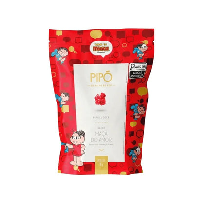 Pipoca Gourmet Doce Sabor Maçã do Amor 80g Pipó