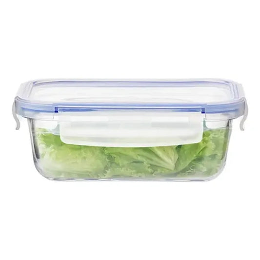 Pote Hermético de Vidro Hauskraft 560ml Retangular BPA Free