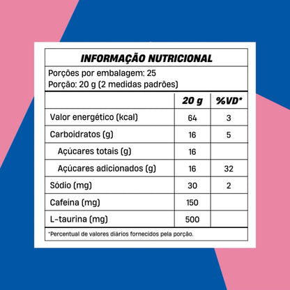 Pré Treino MaisMu Exquenta Pink Lemonade 500g