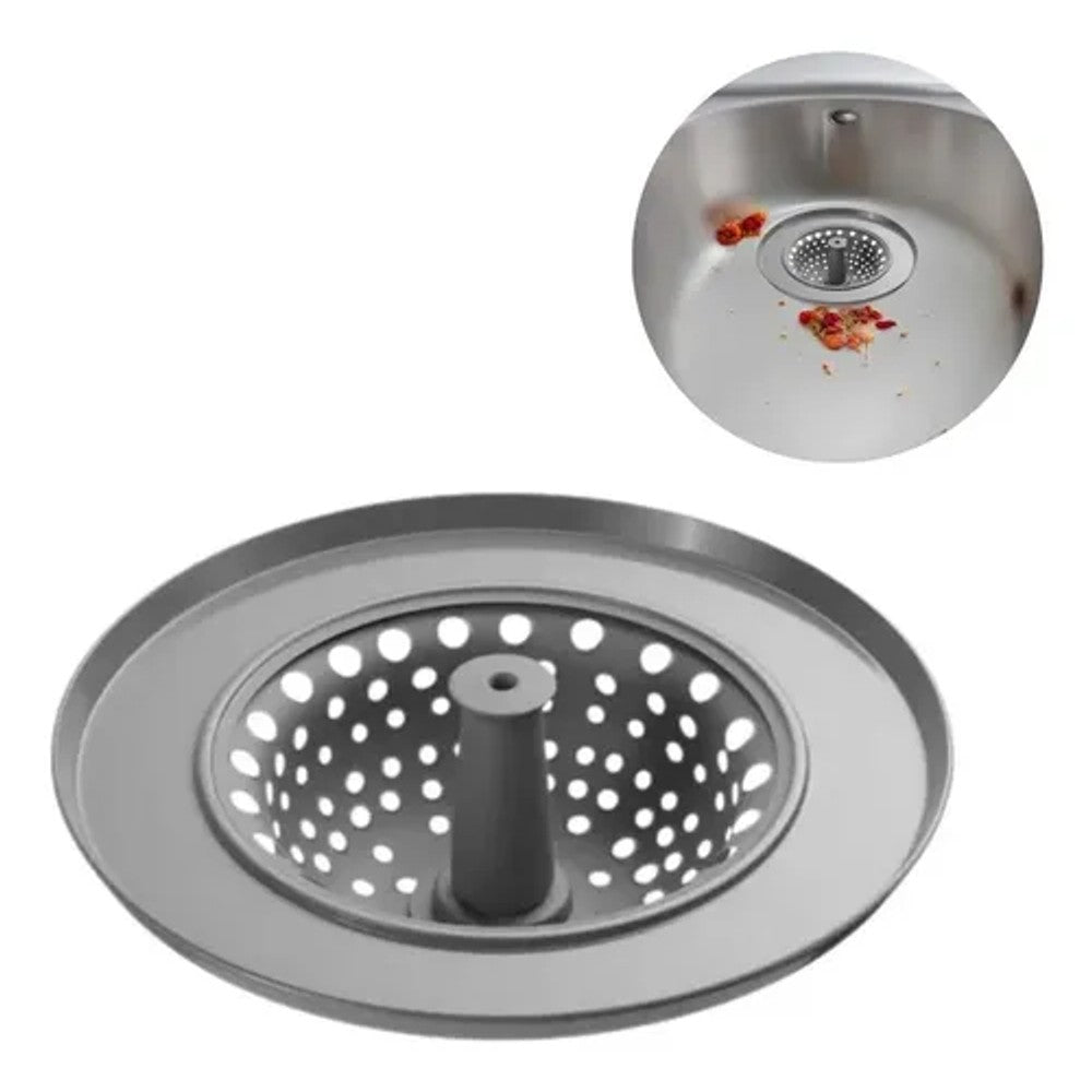 Ralo para Pia Lyor em Fibra de Bambu Cinza 10,5cm