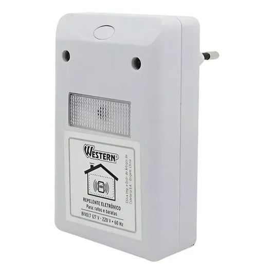 Repelente Eletrônico Ultrassônico para Ratos Western Bivolt REP-02
