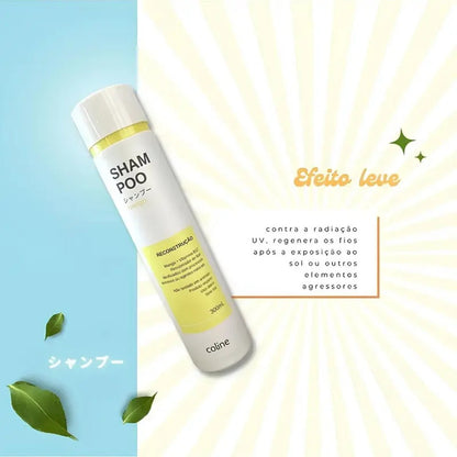 Shampoo Mango Reconstrução Coline 300ml Vegano para Cabelos Danificados