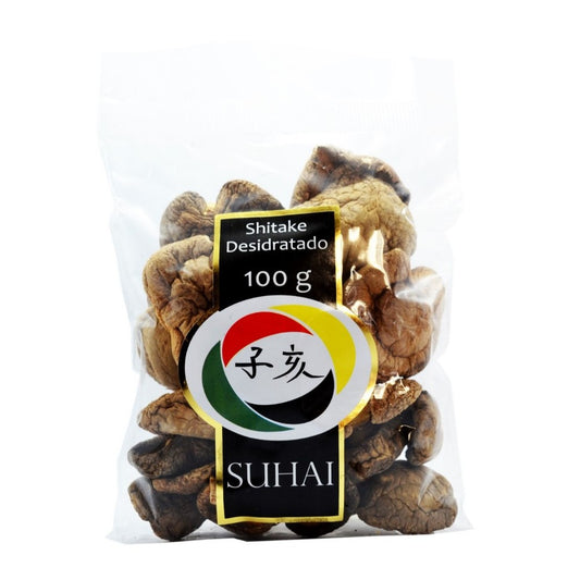 Shitake Desidratado Inteiro Suhai 50g Cogumelo Premium