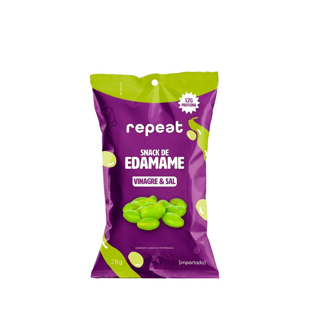 Snack de Edamame Vinagre e Sal 28g Repeat