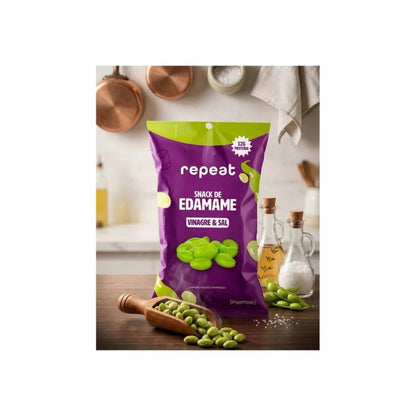 Snack de Edamame Vinagre e Sal 28g Repeat