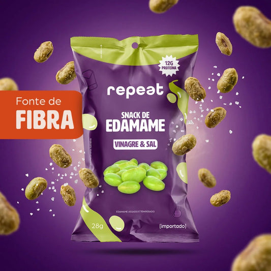 Snack de Edamame Vinagre e Sal 28g Repeat