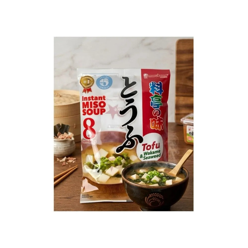 Sopa Instantânea de Missô Marukome com Tofu e Wakame 152g Sem Glúten