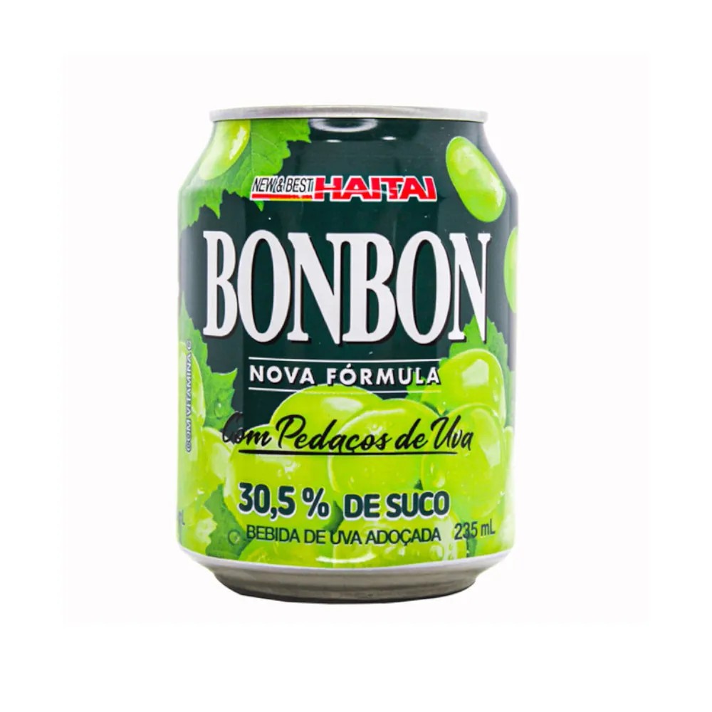 Suco de Uva Verde com Pedaços 238ml Bonbon