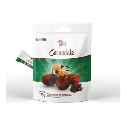 Tâmaras Recheadas com Amêndoas e Chocolate Mrs Taste 120g Vegano