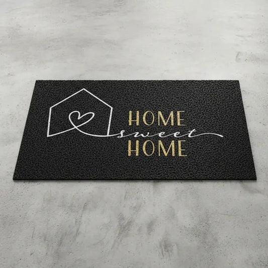 Tapete Capacho Vinil Kapazi Home Sweet Home 40x60cm Antiderrapante