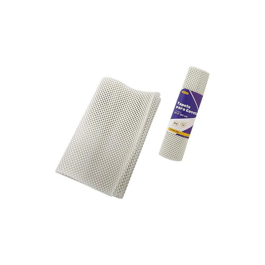 Tapete para Gaveta Multiuso Antiderrapante PVC Branco 30x150cm Western
