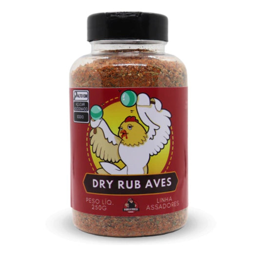 Tempero Dry Rub para Aves Johnnys Pepper Empório Daruma 300g