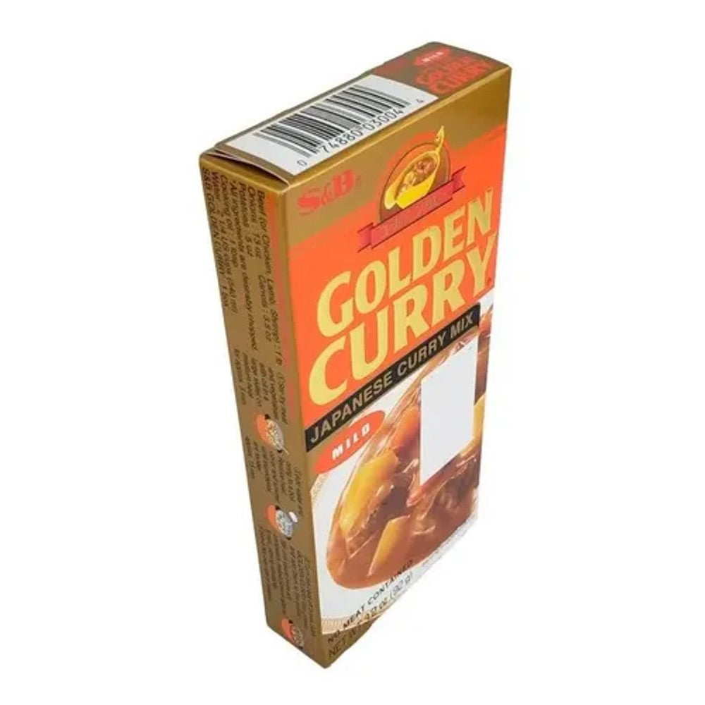 Tempero Japonês Golden Curry S&B Picância Suave 92g