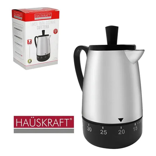 Timer para Cozinha Hauskraft Formato Cafeteira 9x5,5x10,5cm