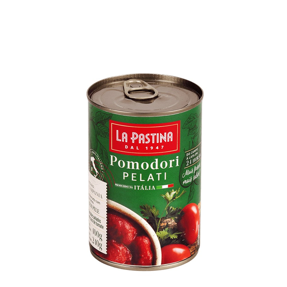 Tomate Pelado Orgânico La Pastina 400g Importado da Itália