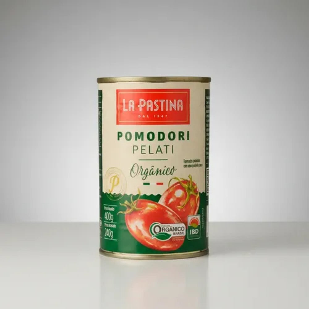 Tomate Pelado Orgânico La Pastina 400g Importado da Itália