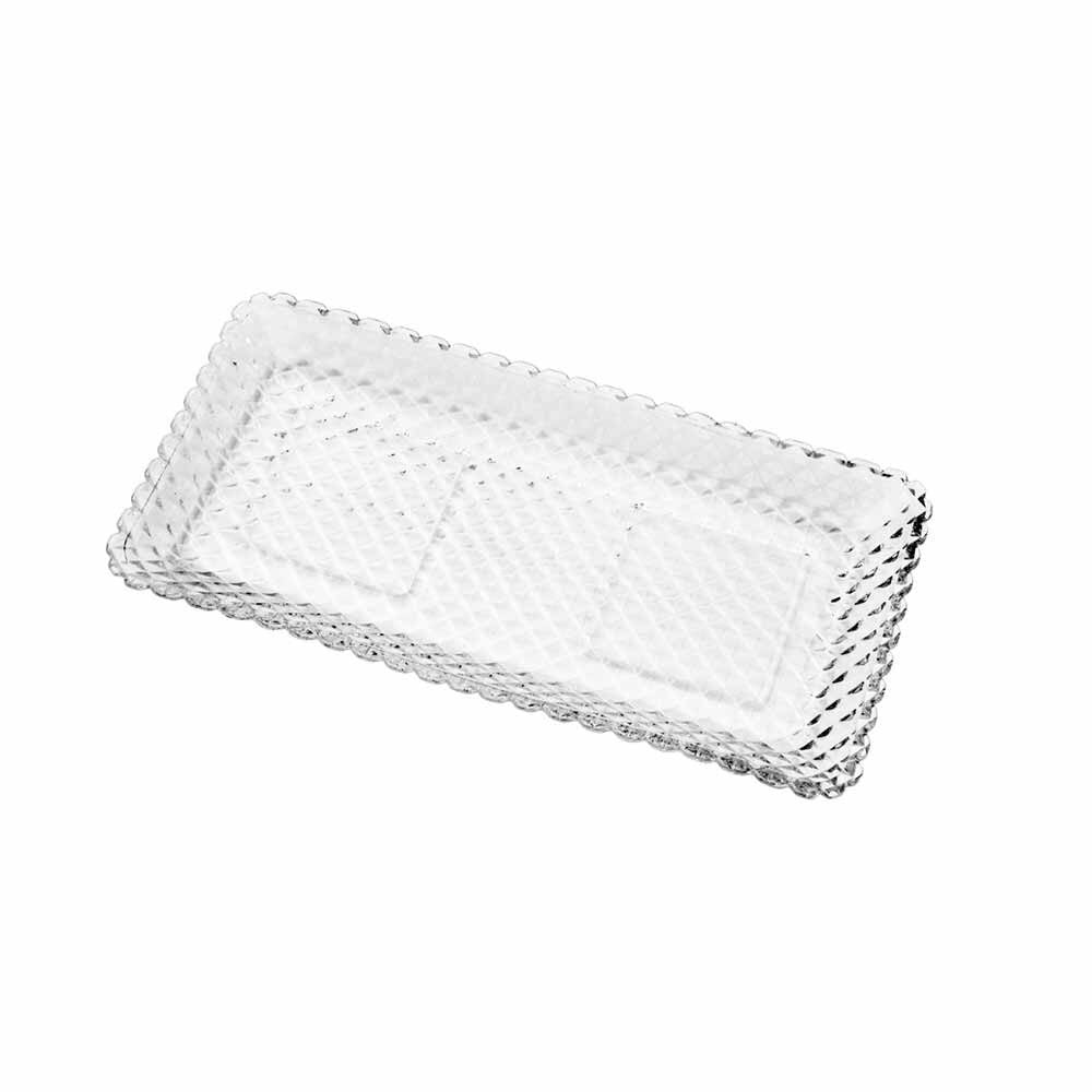 Travessa de Cristal de Chumbo Diamante Lyor 25x13x2cm