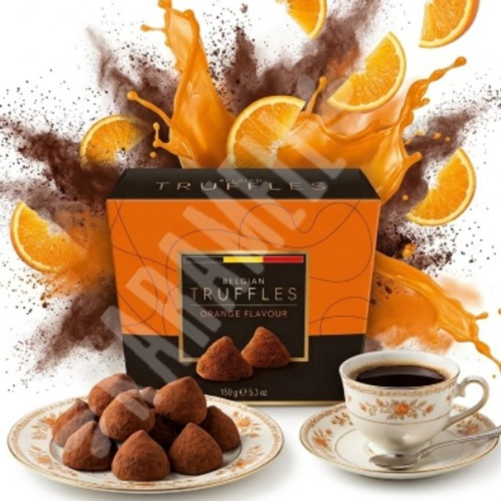 Trufas de Chocolate Belga com Laranja Belgian 150g