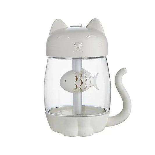 Umidificador de Ar e Luminária Gato Western 350ml