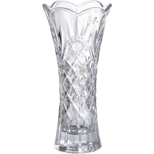 Vaso de Vidro Solaris Prisma Hauskraft 9x19cm Transparente