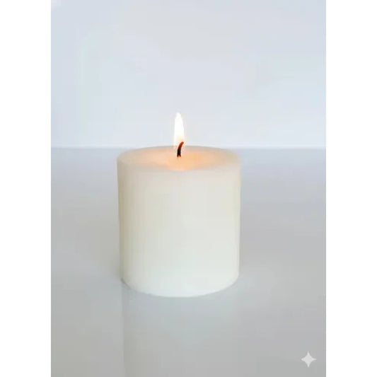 Vela Cilíndrica Branca 5x5cm 75g Loja das Velas - Decoração Elegante