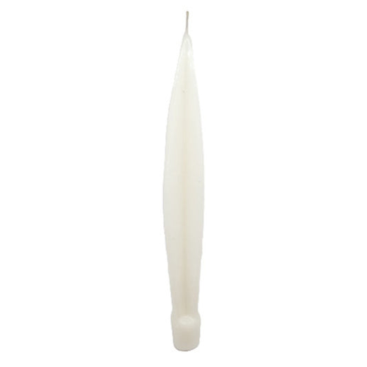Vela Palma Grande Branca e Ouro 28cm Loja das Velas