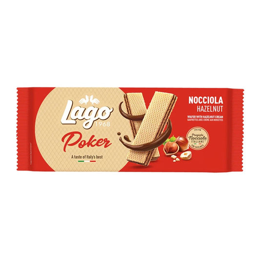 Wafer Gastone Lago Recheio Creme de Avelã e Cacau 150g