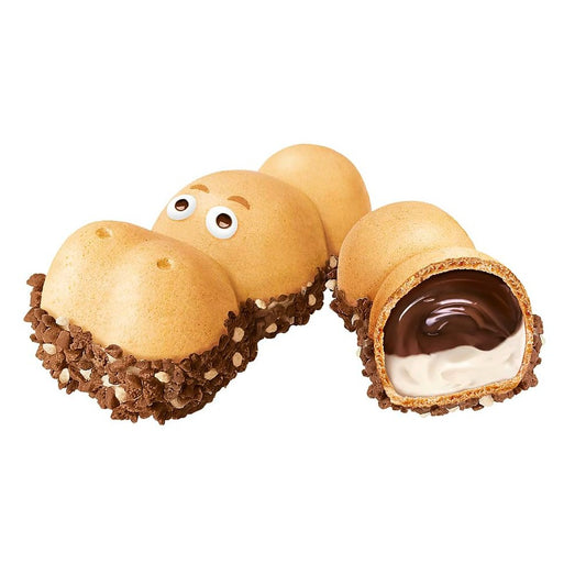 Wafer Kinder Happy Hippo Recheio Creme de Cacau e Leite 20,7g