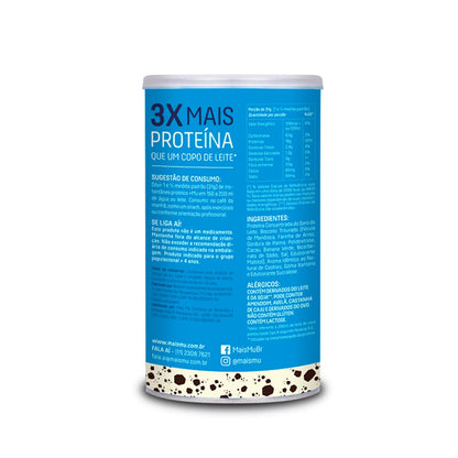 Whey Protein Concentrado Mais Mu Cookies and Cream 450g