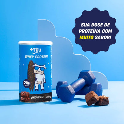 Whey Protein Concentrado Mais Mu Sabor Brownie 450g