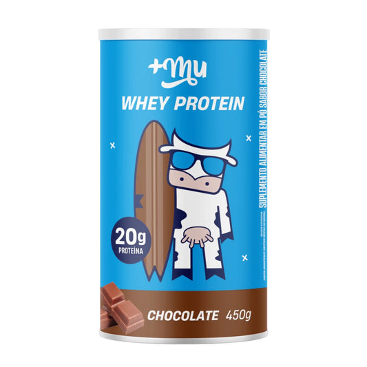 Whey Protein Concentrado Mais Mu Sabor Chocolate 450g