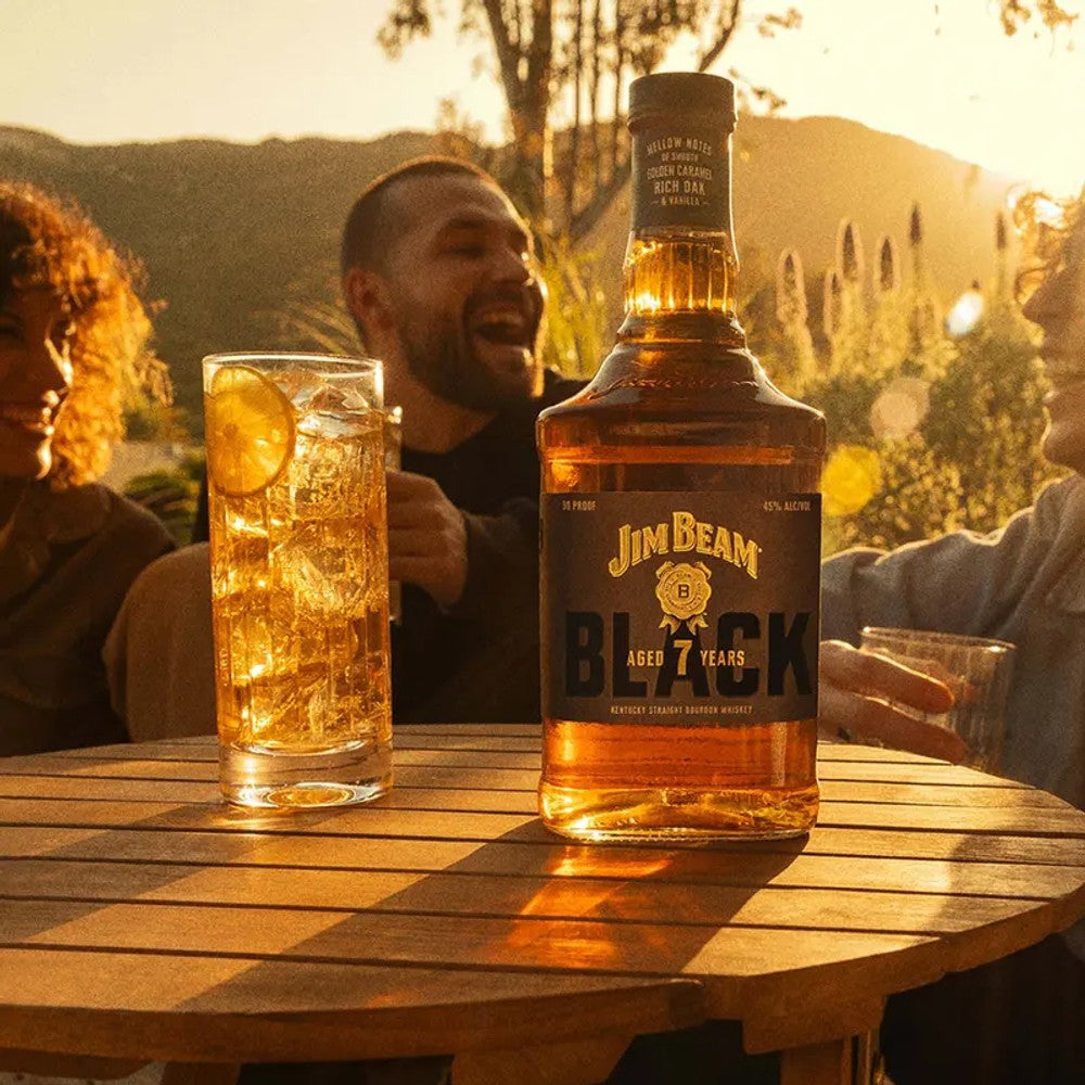 Whisky Jim Beam Black 7 Anos Bourbon 1L