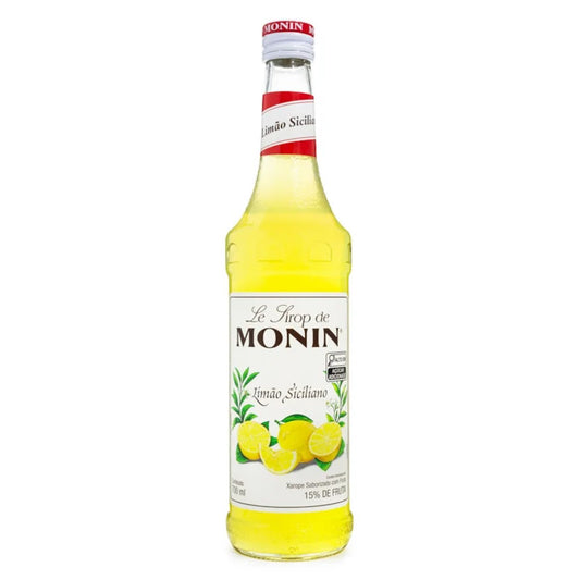 Xarope Monin Limão Siciliano 700ml para Drinks e Sodas