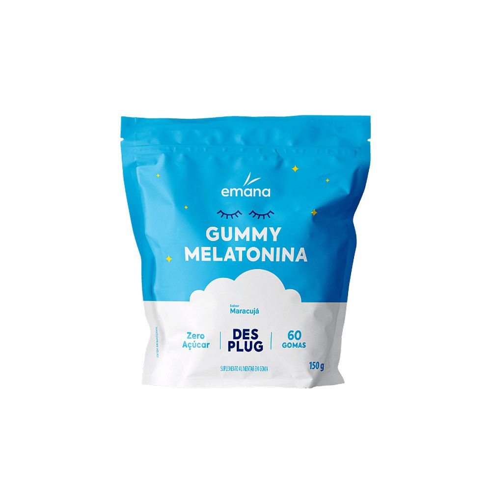 Suplemento Alimentar em Goma com Melatonina sabor Maracujá 150g Emana