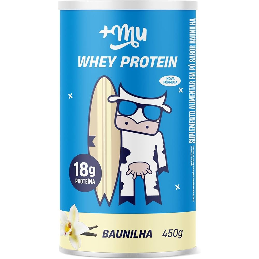 Suplemento Alimentar Whey Protein Sabor Baunilha 450g
