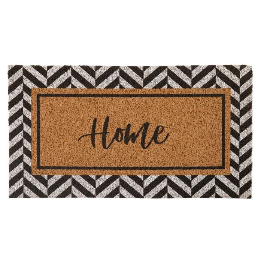 Tapete Capacho Vinil Home Moldura 40x75cm