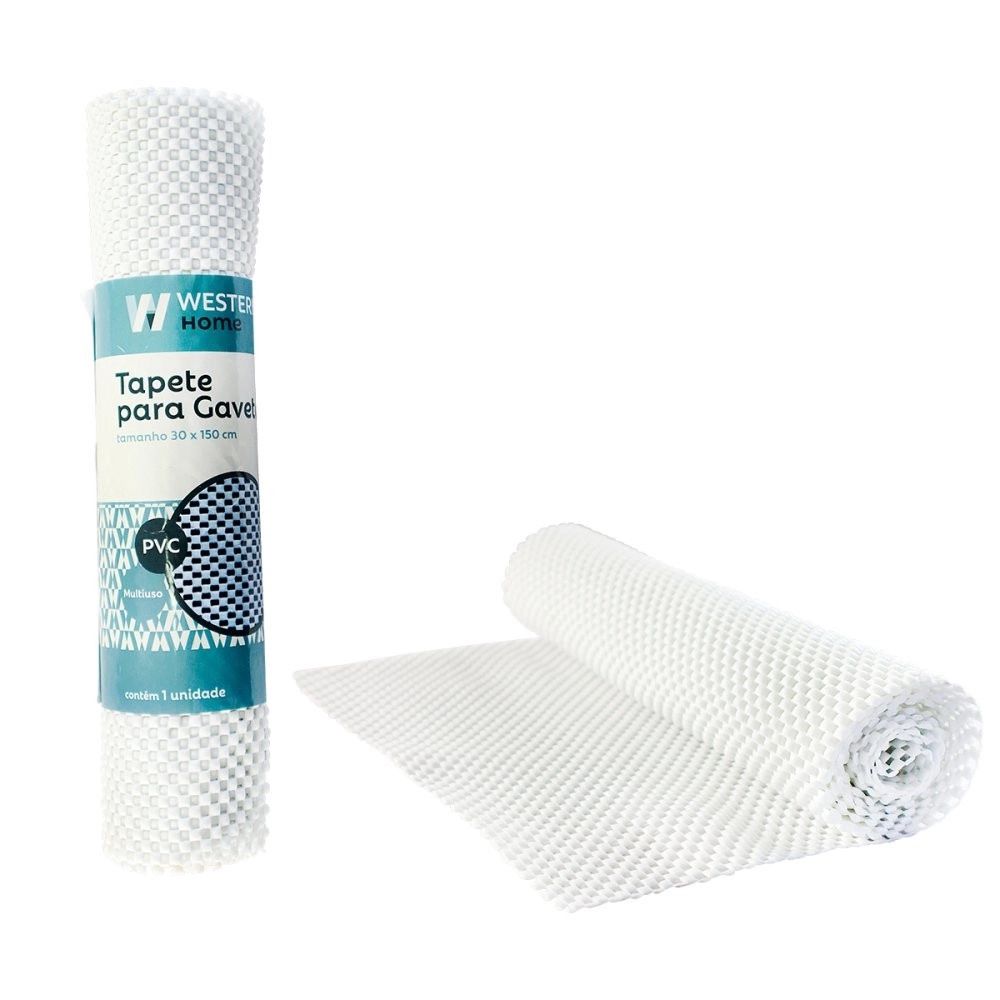 Tapete para Gaveta 30x150cm Branco