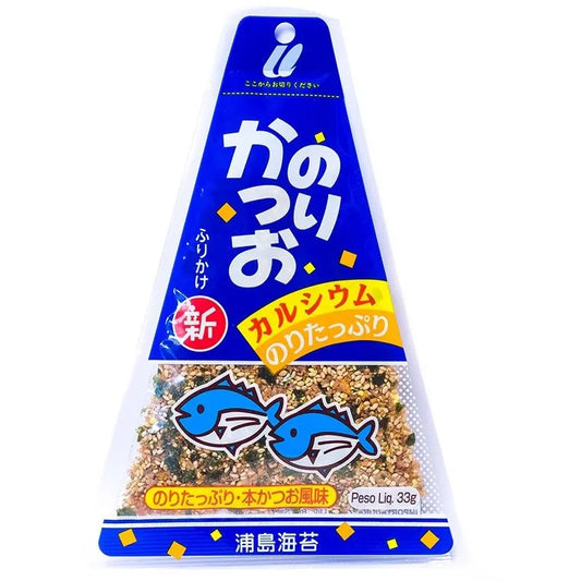 Tempero para Arroz Furikake Alga Marinha Nori e Peixe Katsuo 33g