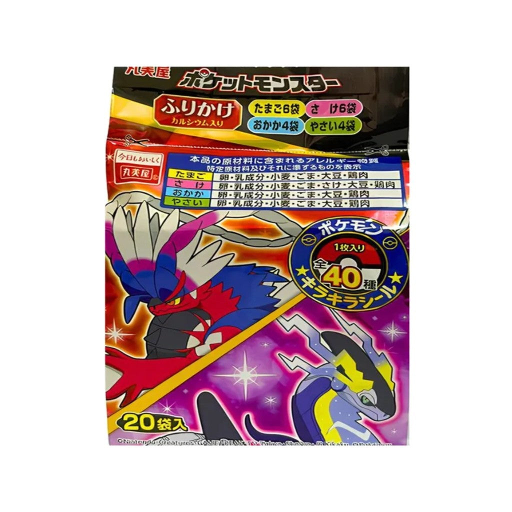 Tempero para Arroz Furikake Pokemon 20 Sachês 50g Marumiya