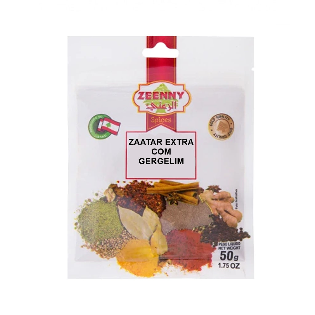 Tempero Zaatar Extra com Gergelim 50g - Zeenny