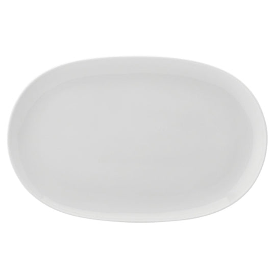 TRAVESSA PORCELANA RASA OVAL BRANCA VOYAGE 36CM SCHMIDT