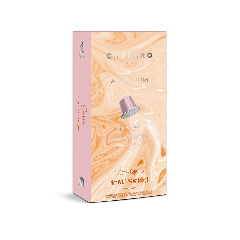 Café Baunilha Carraro em Cápsulas - 10 Unidades