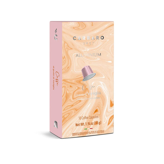 Café Baunilha Carraro em Cápsulas - 10 Unidades