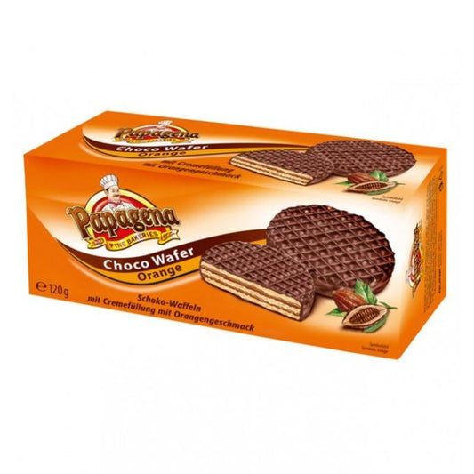 Wafer de Chocolate com Recheio de Laranja 120g