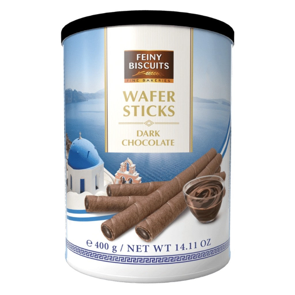 Wafer Sticks com Creme de Chocolate Amargo 400g Feiny Biscuits