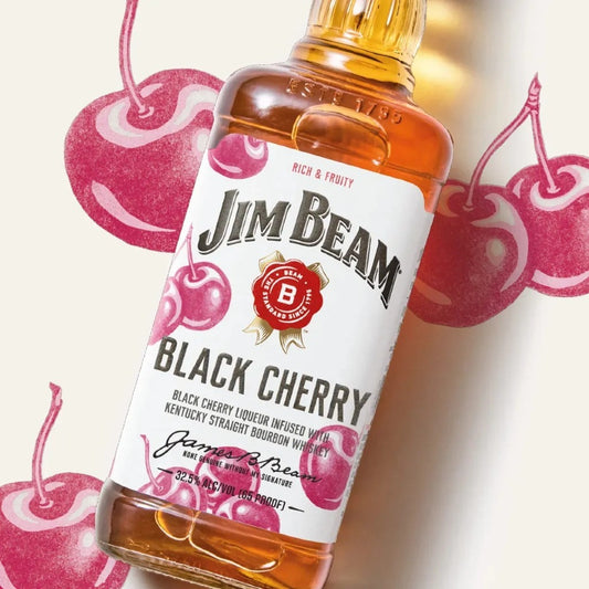 Whisky Licor Jim Beam Black Cherry 1L