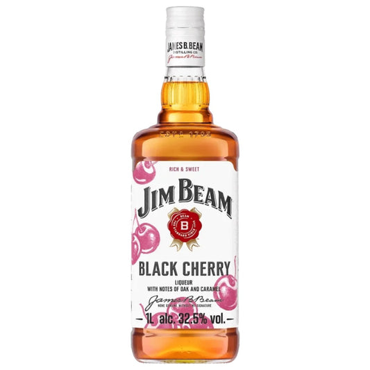 Whisky Licor Jim Beam Black Cherry 1L